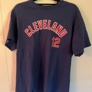 SOLD — Cleveland Indians Lindor Shirt (Size Large)